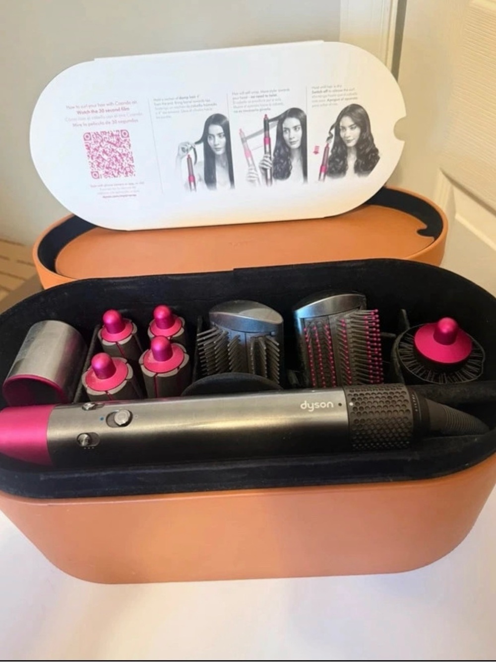 Dyson Multi-Styler Hair Tool Set in Black and Pink - Works